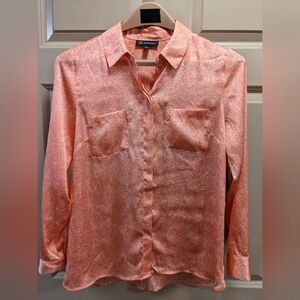 INC International Concepts Silky Paisley Blouse - size large